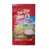 5kg 10kg 25kg 50kg rice BOPP laminated transparent PP woven bag