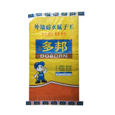 20kg 25kg Manufacturer Custom Printed BOPP laminated PP woven valve putty powder bag