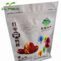 Wholesale china plastic daypack food grade packaging bag with zipper high quality