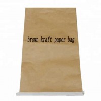 logo customized brown craft paper bag